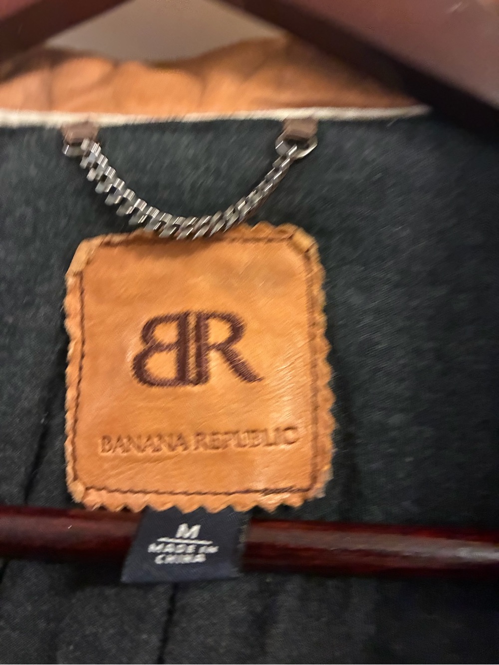 Banana Republic Tan/Brown Women Leather Zip-Front Jacket. Size Small/Medium. - Picture 3 of 16